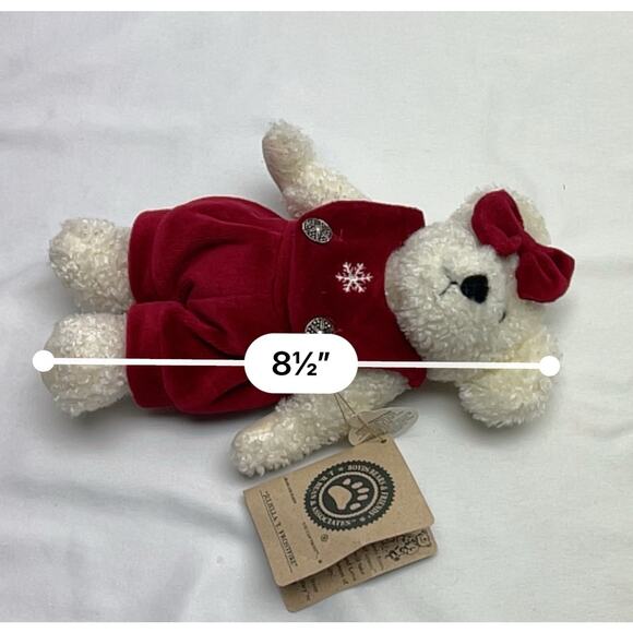 Boyds Bears Juliella T Frostfire Winter Snowflake Plush Stuffed Bear With Tags - Picture 7 of 7